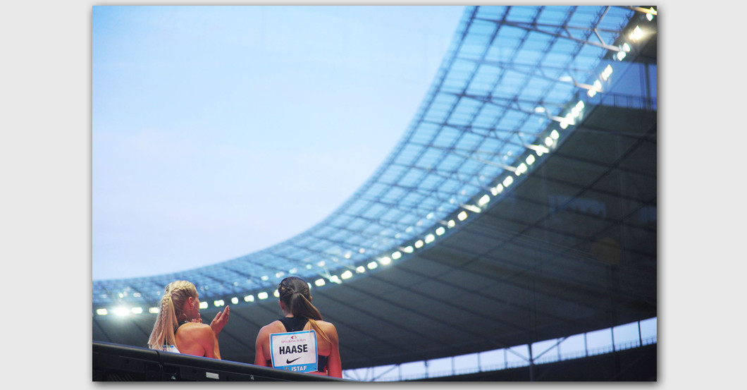 Leichtathleten Auf Leinwand Fotodruck Der Deutschen Sprinterinnen