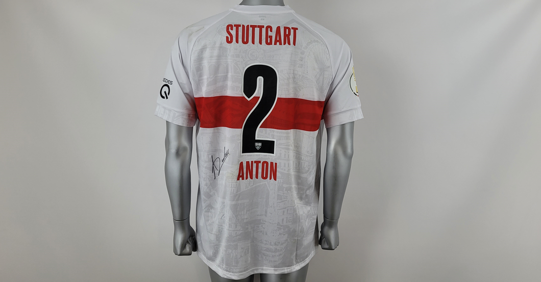 Getragenes Pokaltrikot Von Vfb Star Waldemar Anton