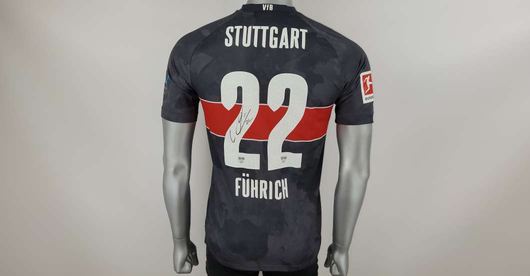 Getragenes Signiertes Vfb Trikot Von Chris F Hrich