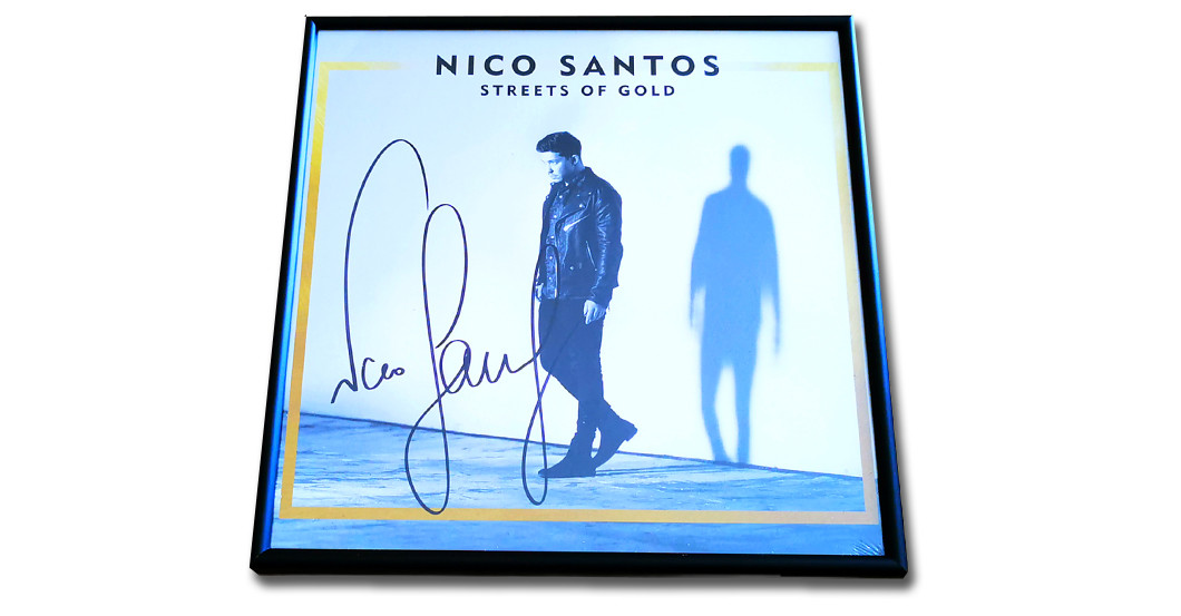 Nico Santos Signiert Seine Limitierte Vinyl LP Streets Of Gold