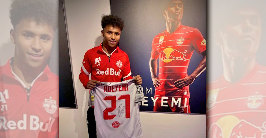 Karim Adeyemi Trikot #27 FC Red Bull Salzburg Shirt Nike Football Kit L  Jersey