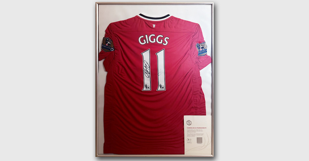 Ryan Giggs - signiertes Trikot der Manchester United-Legende