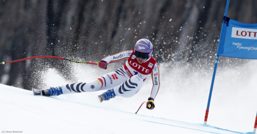 Viktoria Rebensburg's Last Olympic Games Bib